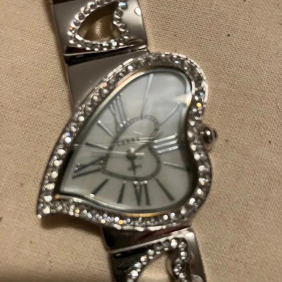 Ceres Ladies Watch Art Deco Tank Pave Crystal Bling Ceres Ladies Watch Art Deco Tank Pave Crystal Bling - Etsy  main image 4